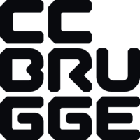 CC Brugge logo linkerversie zwart cmyk